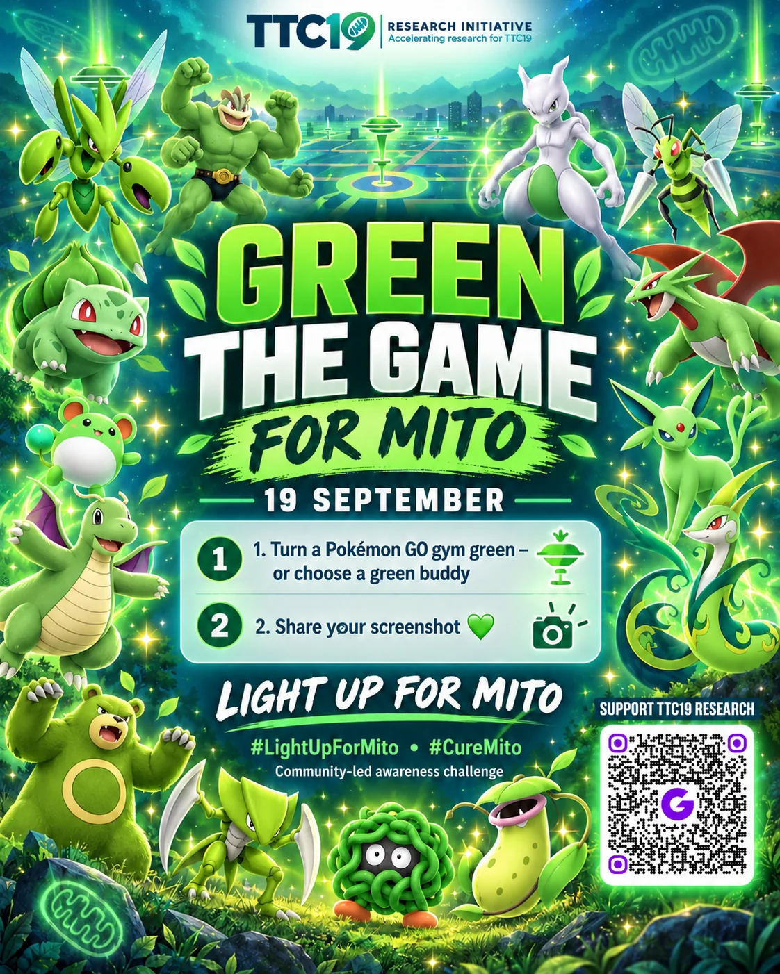 Green the Game for Mito, 19 September Pokémon GO awareness campaign